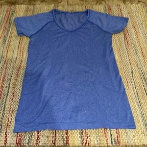 Womens Lululemon Blue Swiftly Tech Top